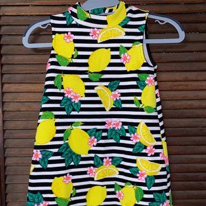 Long tank top lemon dress
